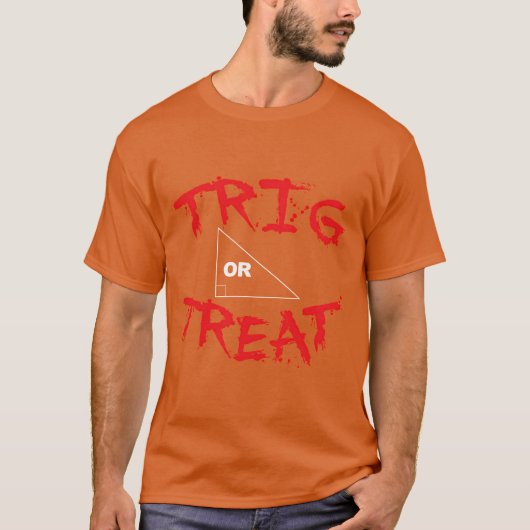 T-shirt Trig Orreat Halloween Math Pun garçon (Devant)