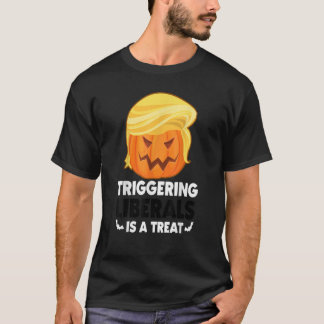 T-shirt Trigger Liberal Trumpkin Trump Halloween Costume
