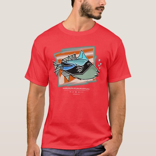 T-shirt Triggerfish hawaïen (Devant)