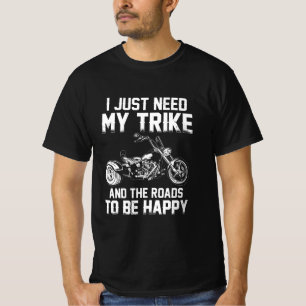 T-shirt trike trike trikes trikes triker motorcycle toxiqu