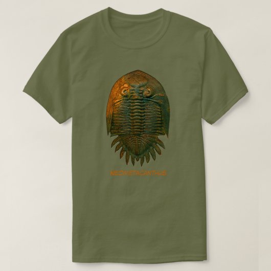 T-shirt Trilobite Fossil Neometacanthus (Design devant)