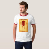 T-shirt trilobite fossile Paraceraurus (Devant entier)