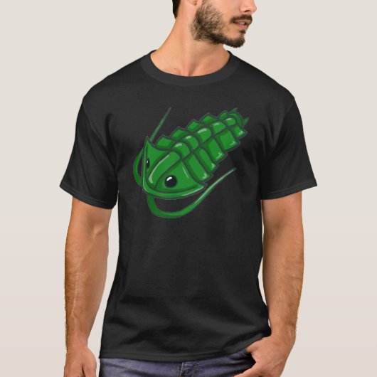 T-shirt Trilobite vert (Devant)