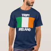 T-shirt Trim, Irlande avec drapeau irlandais (Devant)