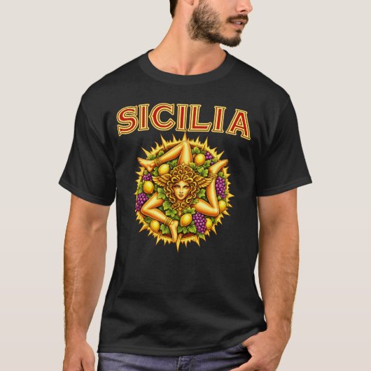 T-shirt Trinacrie sicilienne (Devant)