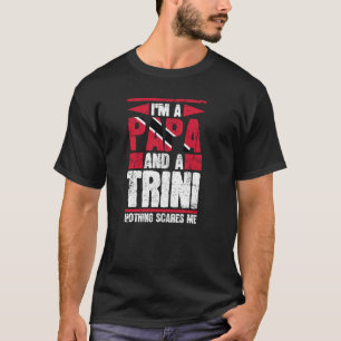 T-shirt Trini Papa Tobago Trinidad Drapeau Trinité-et-Toba