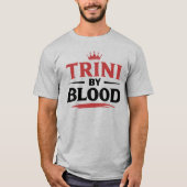 T-shirt TRINI par le SANG -TEXTE NOIR (Devant)