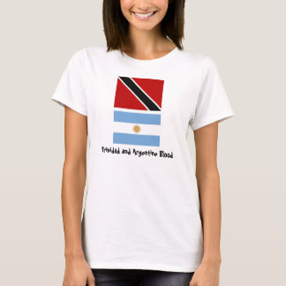 T-shirt Trinidad_flag, Argentina_flag, le Trinidad et Arg…
