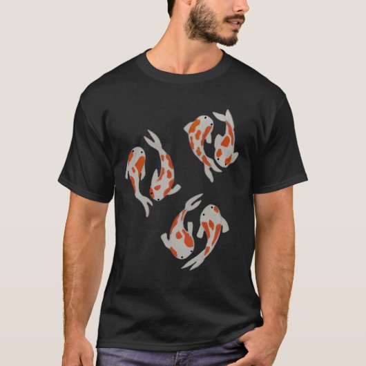 T-shirt Trinité de poissons Koï (Devant)