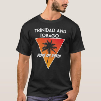 T-shirt Trinité-Et-Tobago Aux Couleurs Ensoleillées