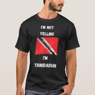 T-shirt Trinité-et-Tobago Trini Drapeau d'argot Fierté Rac