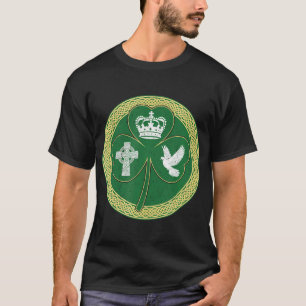T-shirt Trinités Saintes Trèfles Irlandais Croix Celtique 