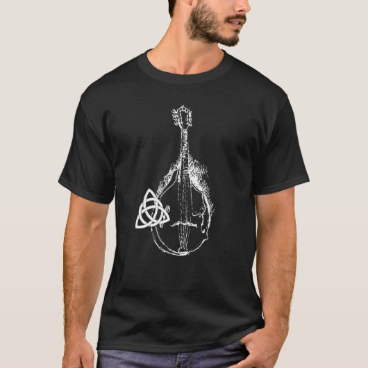 T-shirt Trinity Knot Vintage Mandolin (Devant)
