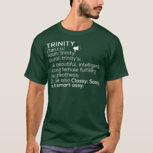 T-shirt Trinity Nom Trinity Définition Trinity Femme Nam