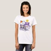 T-shirt Trio adorable - Trois chats mignons (Devant entier)