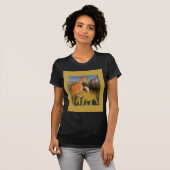 T-shirt Trio d'art africain (Devant entier)