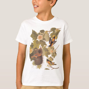 T-shirt Trio de Baltimore Oriole d'Audubon