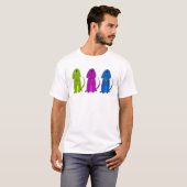T-shirt Trio de chien (Devant entier)