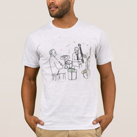 T-shirt Trio de jazz (Devant)
