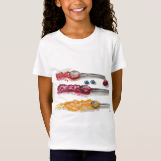 T-Shirt Trio de la confiture d'été : Une aquarelle douce d