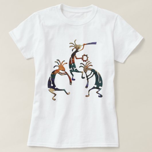T-shirt Trio de musicien de KOKOPELLI + vos idées (Design devant)