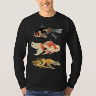 T-shirt Trio de poissons en noir