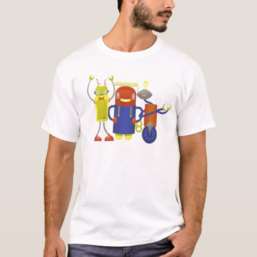 T-shirt Trio de robot (Devant)