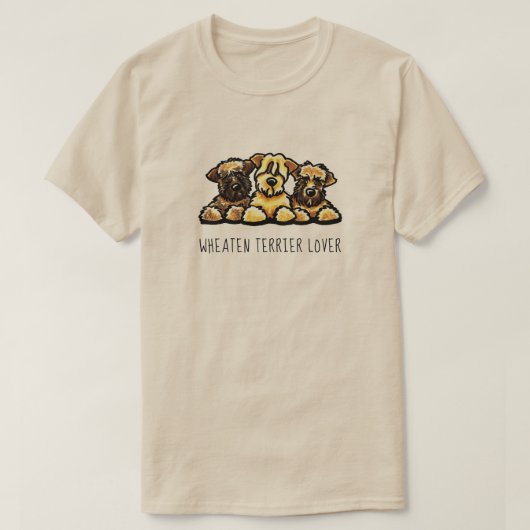 T-shirt Trio de SCWT Wheaten Terrier Lover (Design devant)
