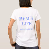 T-shirt Trio du chalet de plage (Dos)