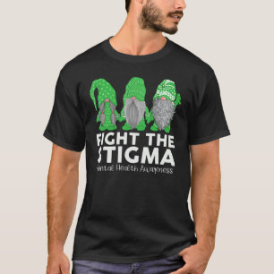 T-shirt Trio Gnome Combattre La Stigma La Santé Mentale Co