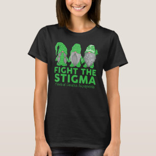 T-shirt Trio Gnome Combattre La Stigma La Santé Mentale Co