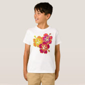 T-shirt trio hibiscus (Devant entier)