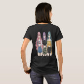 T-Shirt Trio Mode Anime Filles (Dos entier)