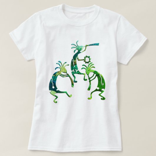 T-shirt Trio musicien KOKOPELLI + vos idées (Design devant)