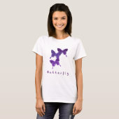 T-shirt Trio Papillon à manches longues (Devant entier)
