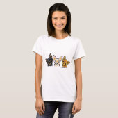 T-shirt Trio Smooth Chihuahua (Devant entier)