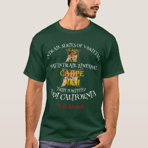 T-shirt Tripes de chèvre Zinfandel de Californie