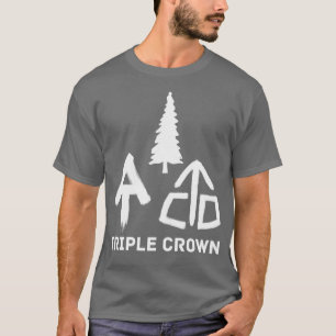 T-shirt Triple Couronne PCT AT CDT ThruHiker Blaze