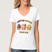 T-shirt Triple les Cupcakes, Triple Fun ! (Devant)
