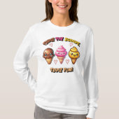 T-shirt Triple les Scoops, Triple Fun ! (Devant)