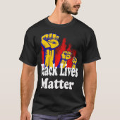 T-shirt Triple Poing Black Lives Matt BLM (Devant)
