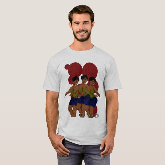 T-shirt triplets (Devant entier)