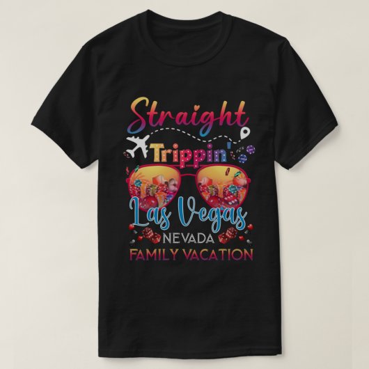 T-shirt Trippin droit Las Vegas, Nevada (Design devant)