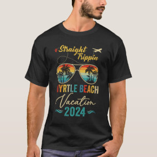 T-shirt Trippin droit Myrtle Beach 2024 Famille Été V