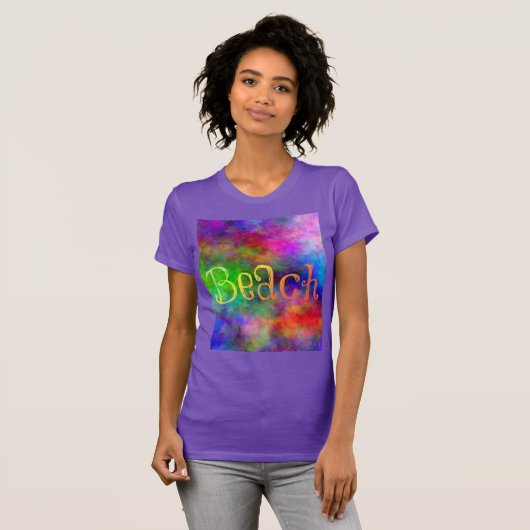 T-shirt Trippy Beach (Devant entier)