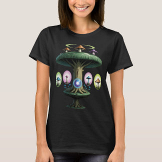 T-shirt Trippy cristal de cuisine Magie Champignons Alter 