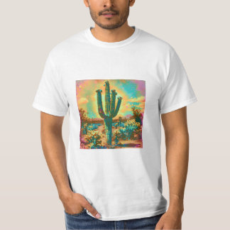 T-shirt Trippy Desert Cactus