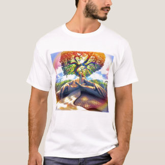 T-shirt trippy-homme-arbre