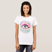 T-shirt Trippy Oye Psychedelic Art (Devant entier)