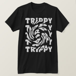 T-shirt Trippy Spiral Typographie Design